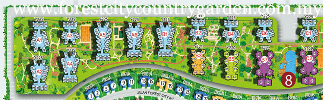 Luxury Services Apartment for Sale, Forest City. For full details, please visit us at www.ForestCity.com.sg